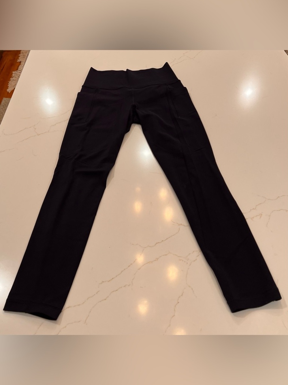 Athleta Salutation 7/8 Tight | Navy | XS - Picture 3 of 11
